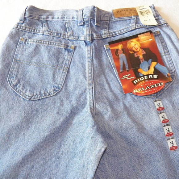 Lee Denim - Vintage NWT Lee Riders Misses Relaxed Jeans, 12L